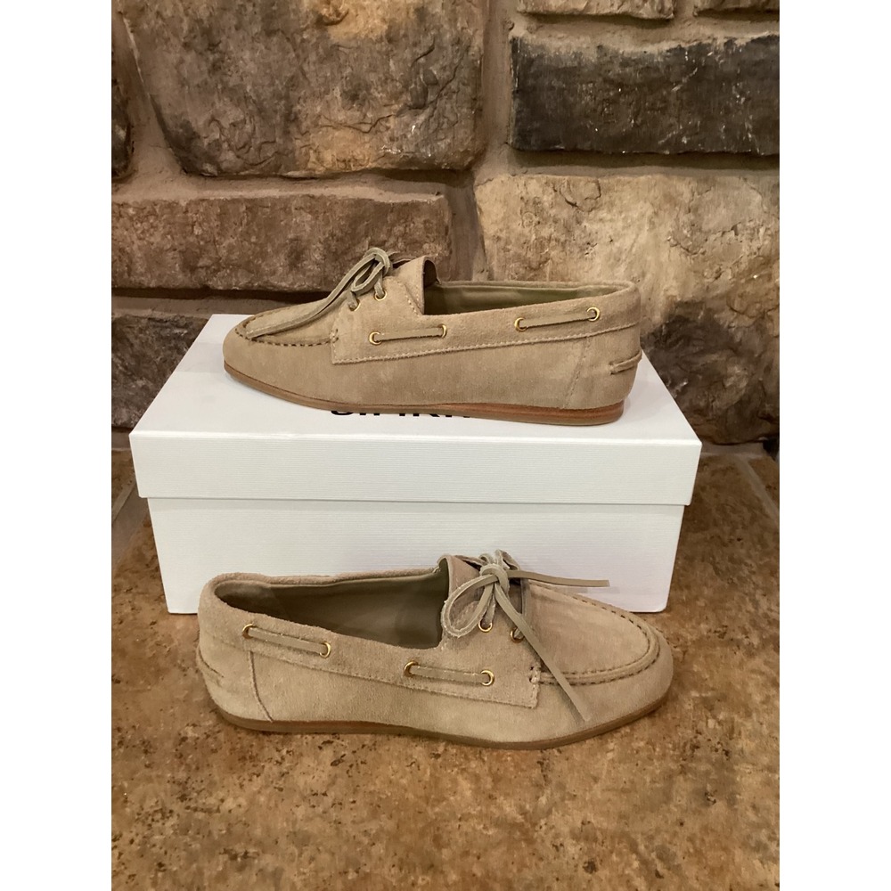 SIMKHAI Danner Suede Boat Shoes Desert Tan Loafers Size 36 US 5.5‎ NEW